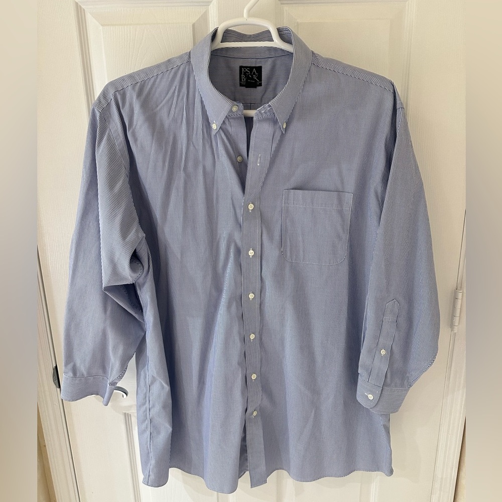 Jos. A. Bank Blue Casual Button Down Shirt